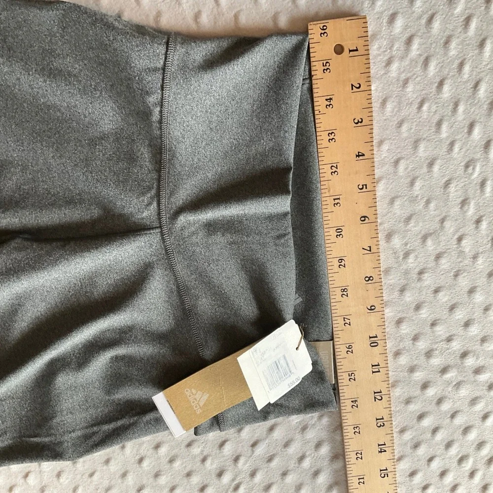 Adidas 7/8 Tight Womens Medium Dark Grey High Rise Training  Athletic‎ Leggings